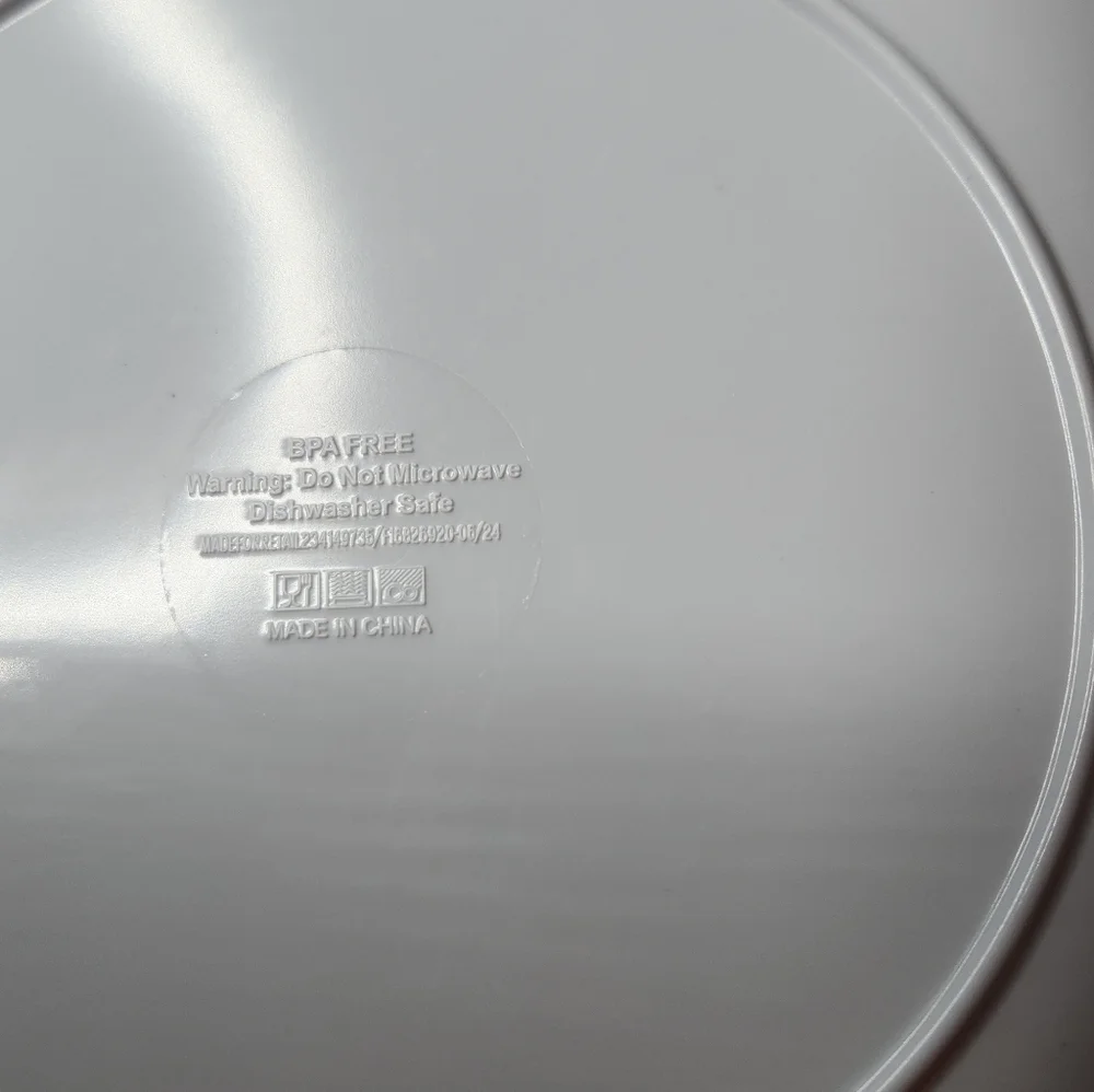 Lot of 14 Plates - Penguin/Red Bow Melamine - BPA Free - Target & Threshold